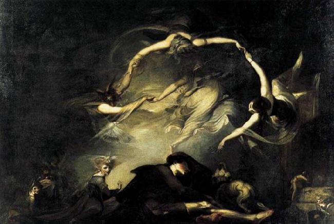 Johann Heinrich Fuseli The Shepherd-s Dream oil painting image